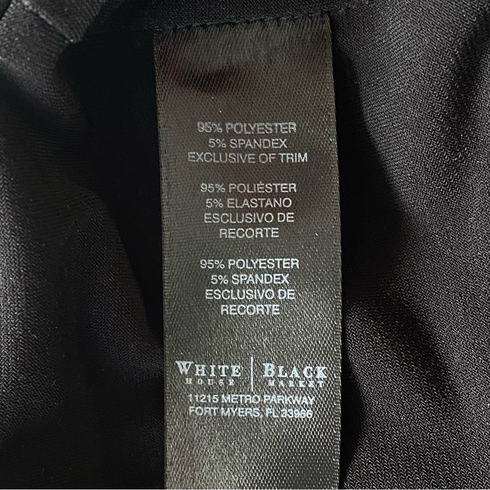 White House Black Market Black Convertible Cocktail Dress - Picture 8 of 11